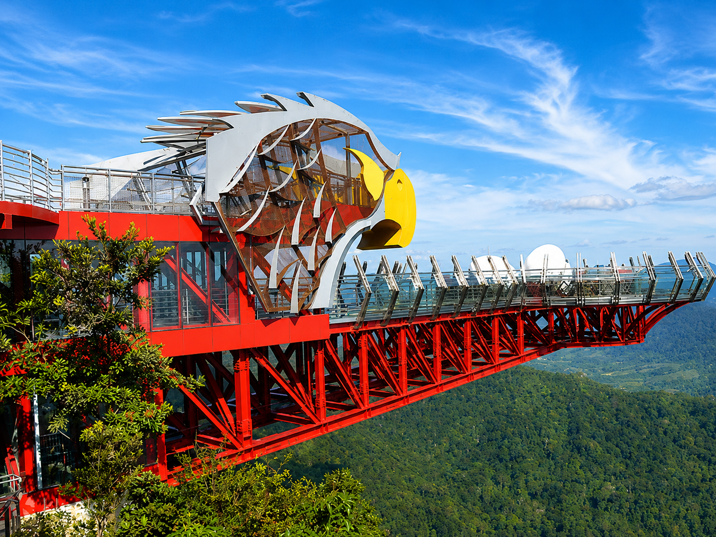 Full day City tour Lgk + Basic Entrance Cable Car, Sky Dom, Sky Rex, 3D Art, Sky Bridge Sky Bridge by Glade (8 Hrs.) (subject to maintenance / weather)