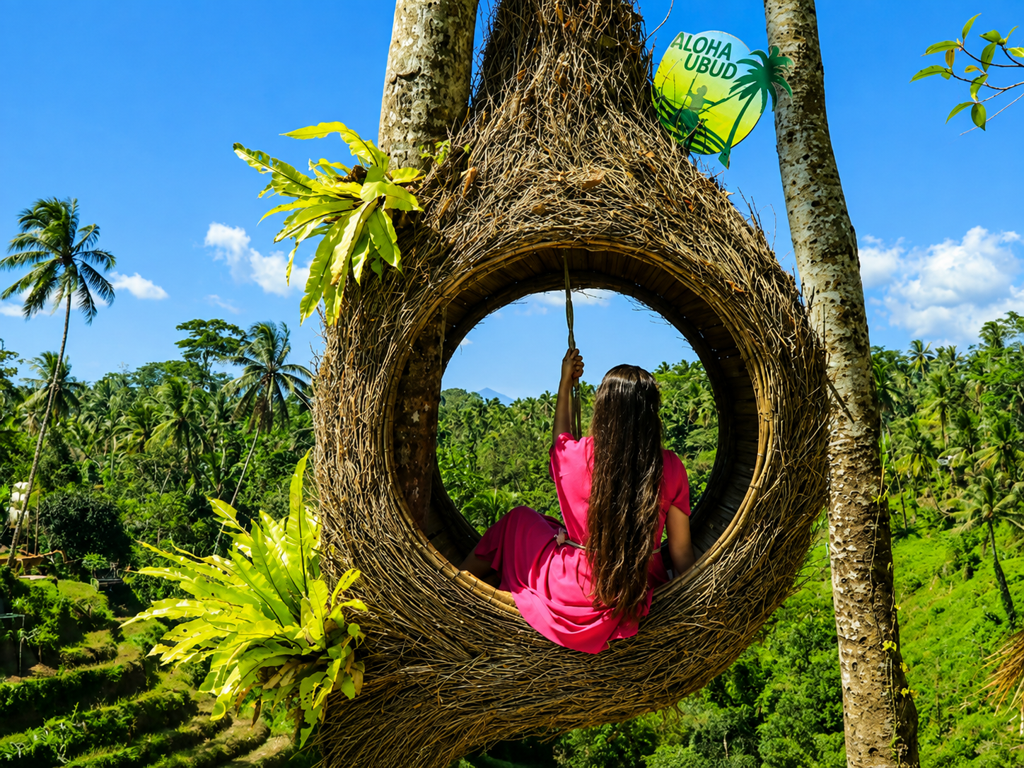TEGALALANG & coffee plantation Swing activities  (Aloha)