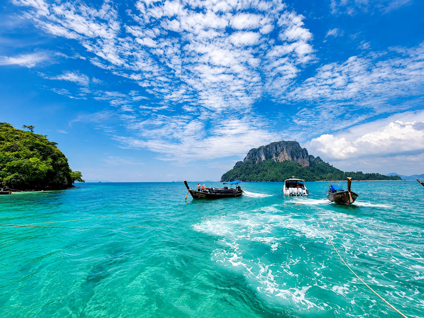 4 Island - SIC Tour - Transfers + Long Tail Boat + Local Lunch (Excludes National Park Fee)