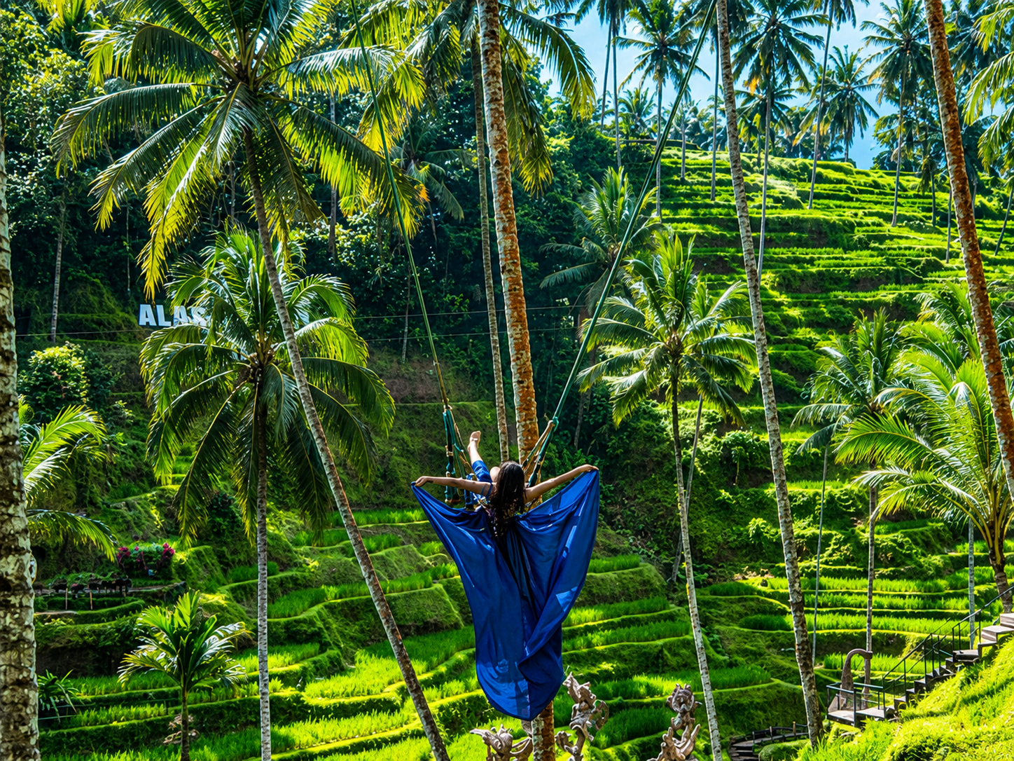 TEGALALANG & coffee plantation Swing activities  (Aloha)