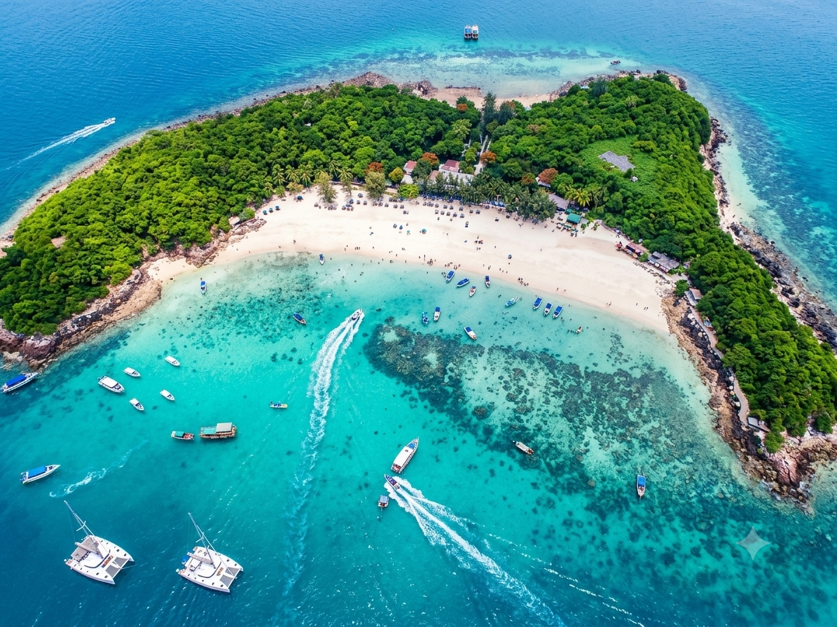 Coral Island (koh Lan) - SIC - Transfer + Speed Boat Ticket + Lunch