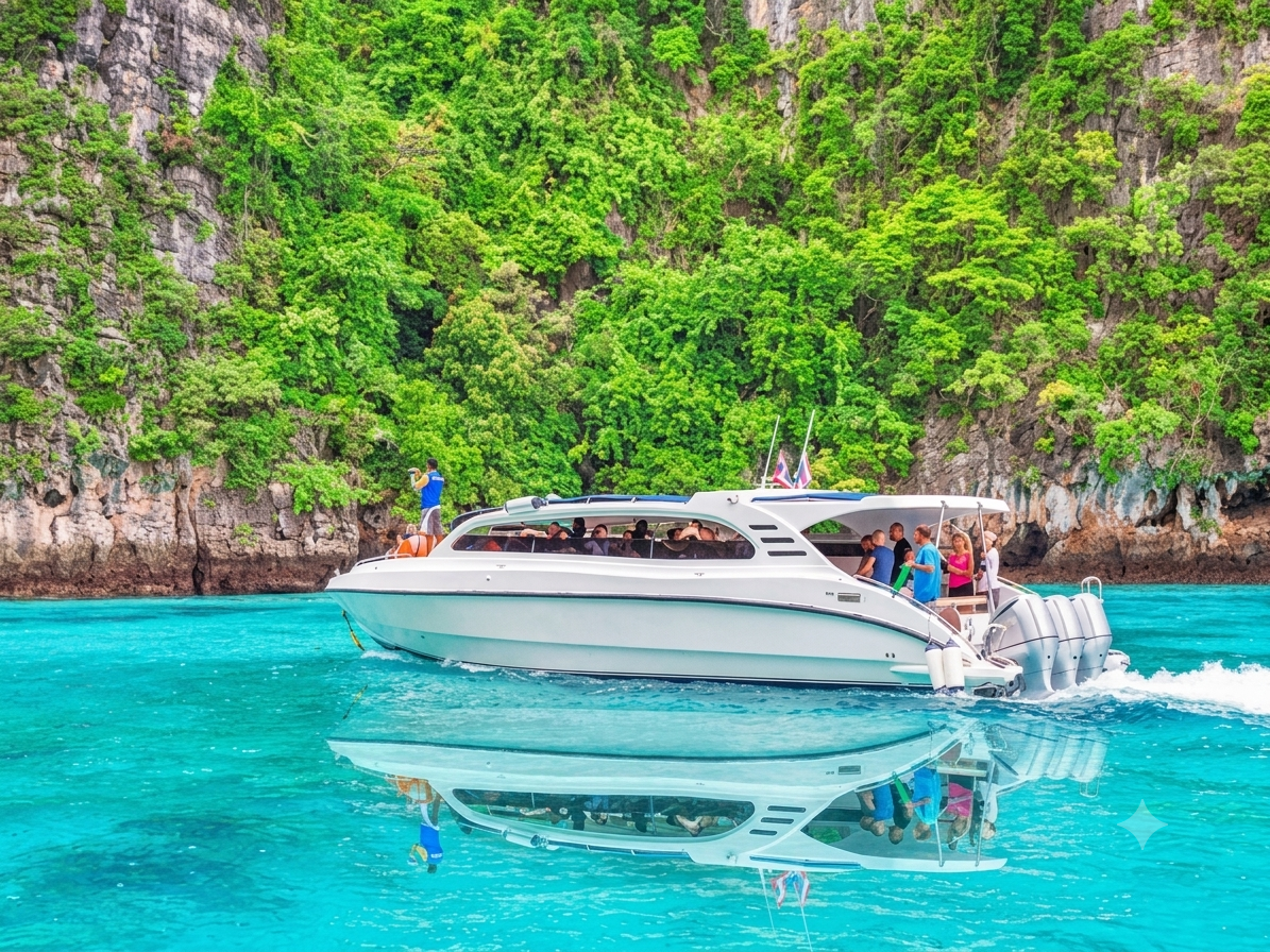 Phi Phi Islands - Speed Boat - SIC Tour - Transfers + Local/Indian Lunch (Without National Park Fee)